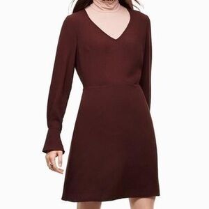 ARITZIA Wilfred Corinne Dress, Maroon, Size 6